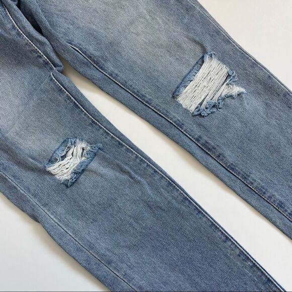 Frame Le Skinny De Jeanne Distressed Jeans Sz 25 - Picture 9 of 12